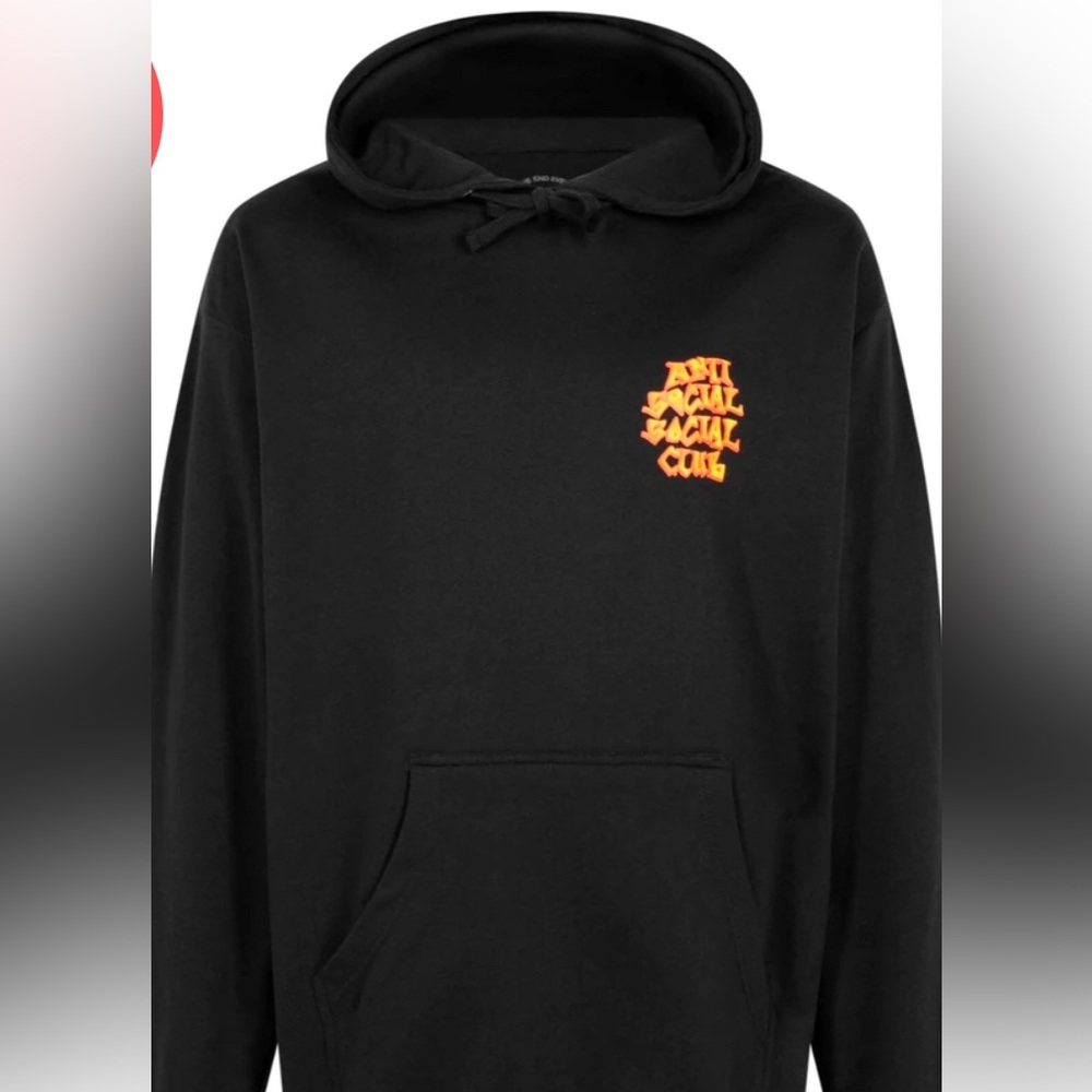 Anti Social Social Club Hoodie New w/ Tags L  (ASSC) 100% Authentic ￼